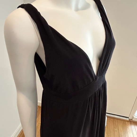 J Crew Black Maxi Dress Size M - Picture 5 of 6